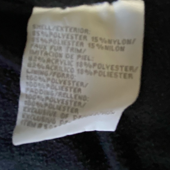 London Fog Girls Black Puffy Hooded Fleece Lined Winter Coat-Sz-3T - Picture 15 of 16